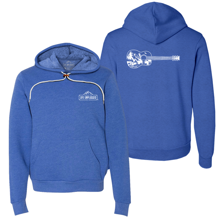 Guitar Mountain Scene Super Soft Hoodie