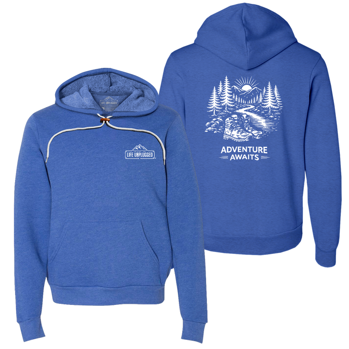 ADVENTURE AWAITS Super Soft Hoodie