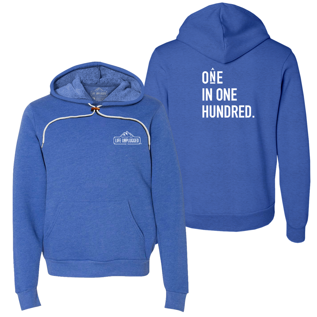 One in One Hundred Stacked Super Soft Hoodie