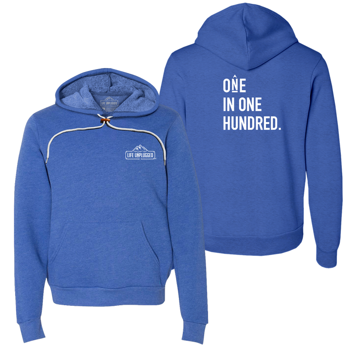 One in One Hundred Stacked Super Soft Hoodie