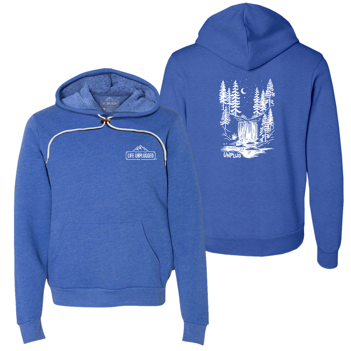 WATERFALL UNDER THE STARS Super Soft Hoodie