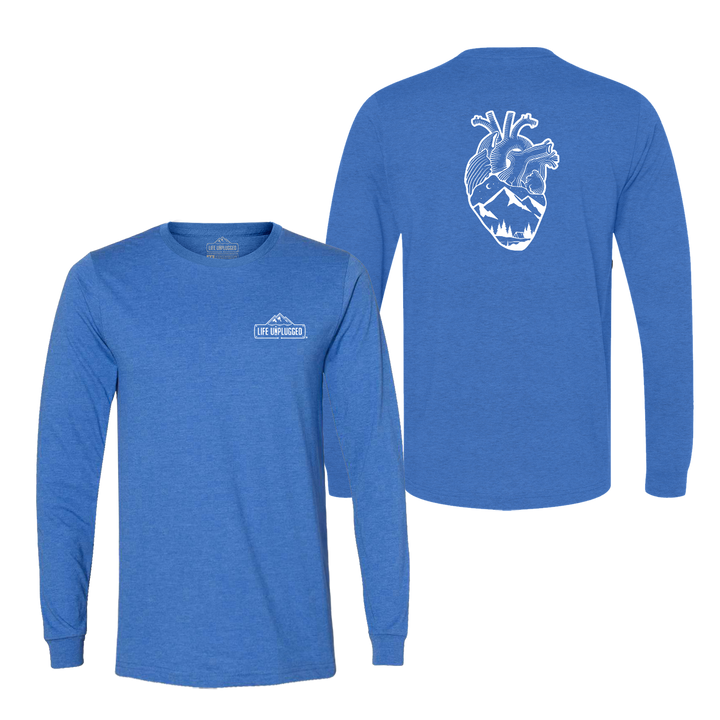 Anatomical Heart (Full Chest) Long Sleeve T-Shirt