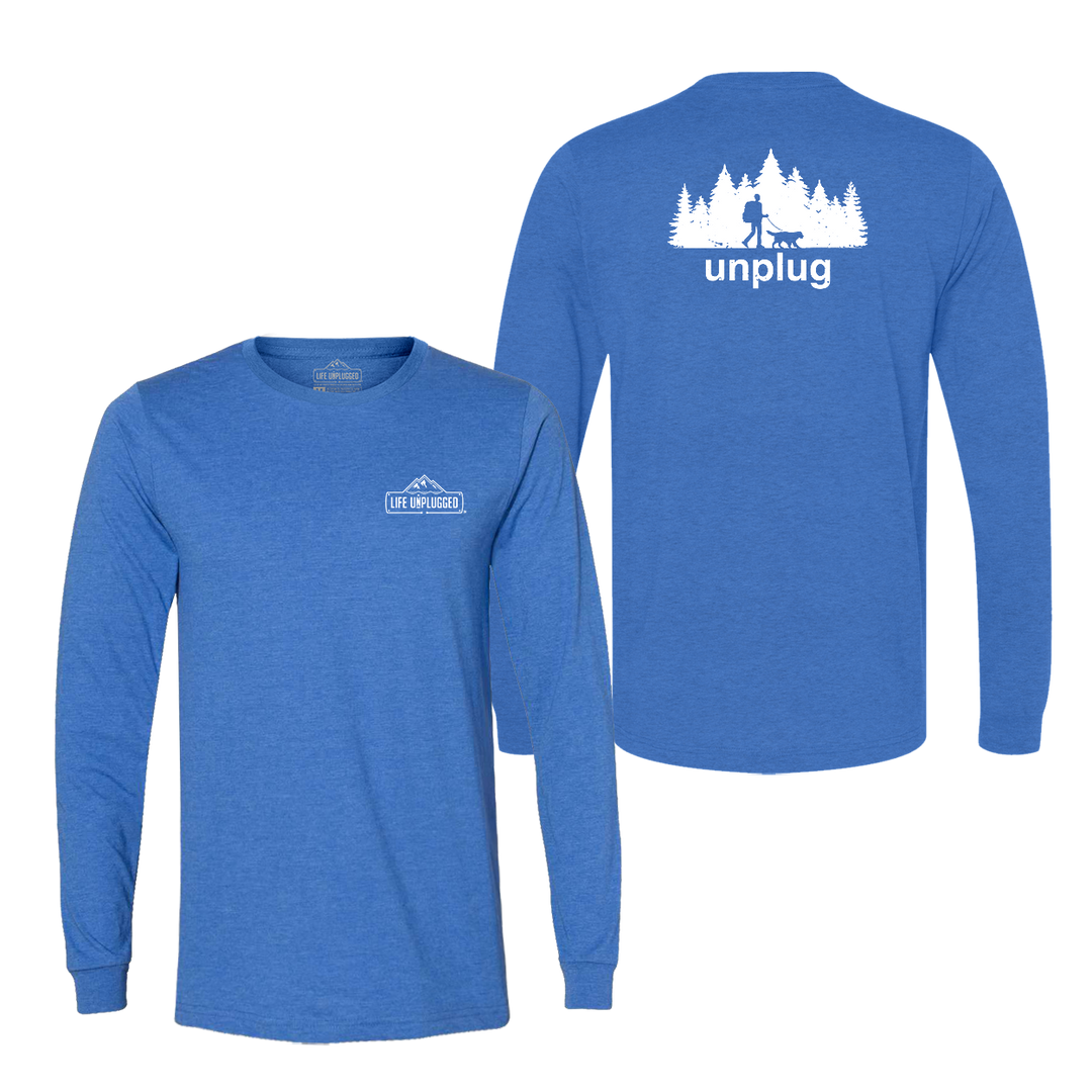 Dog Walks in the Woods Long Sleeve T-Shirt