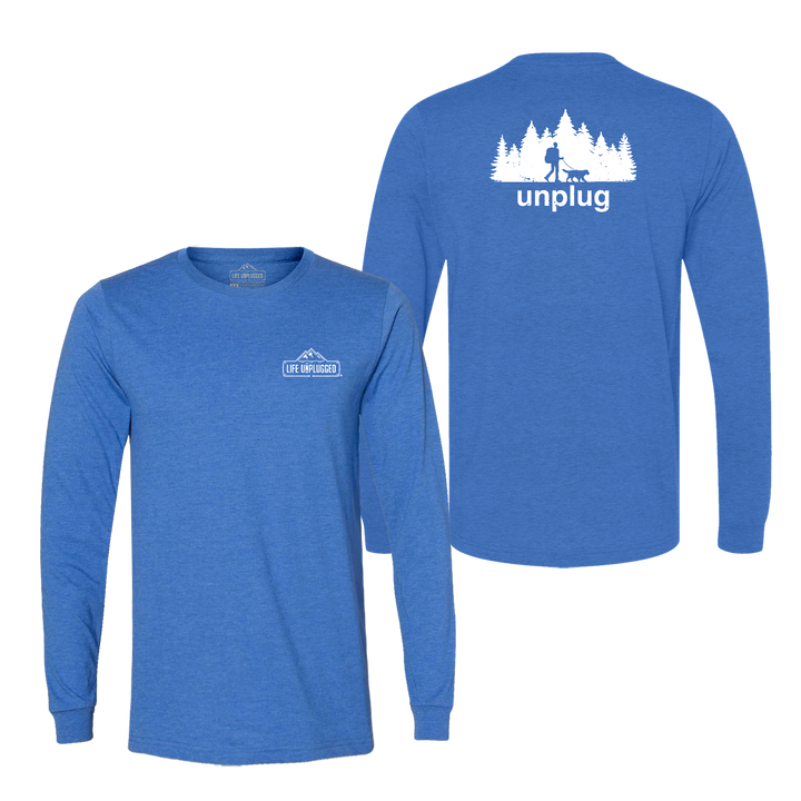 Dog Walks in the Woods Long Sleeve T-Shirt