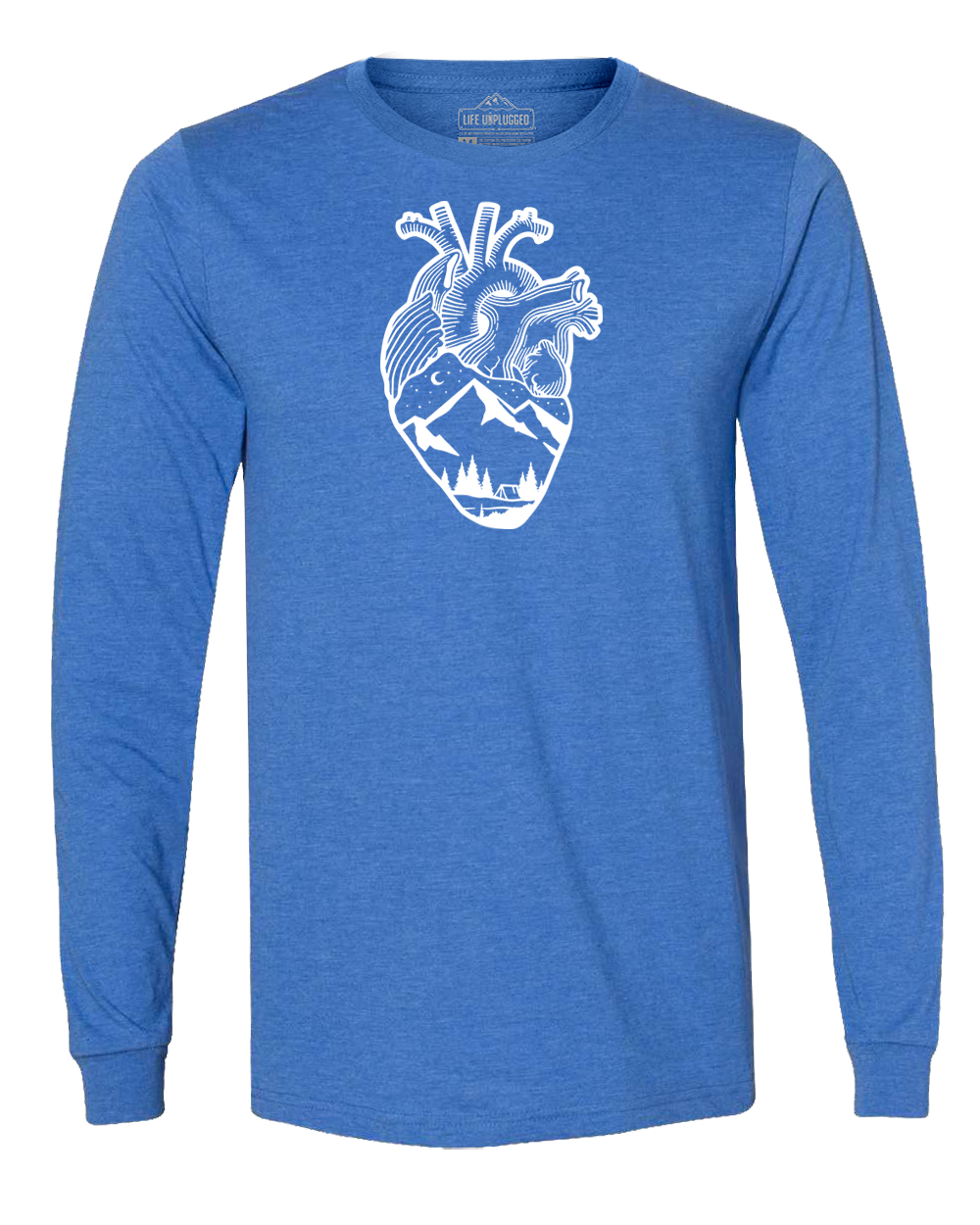 Anatomical Heart (Full Chest) Long Sleeve T-Shirt