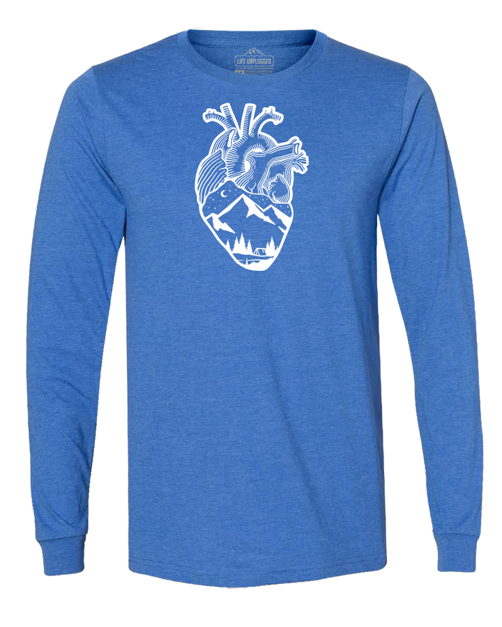 Anatomical Heart (Full Chest) Long Sleeve T-Shirt
