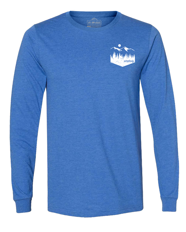 Unplug Mountain Left Chest Pocket Long Sleeve T-Shirt