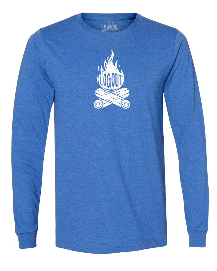 Log Out Campfire Long Sleeve T-Shirt