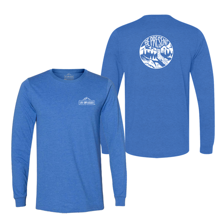 Be Present Waterfall Long Sleeve T-Shirt