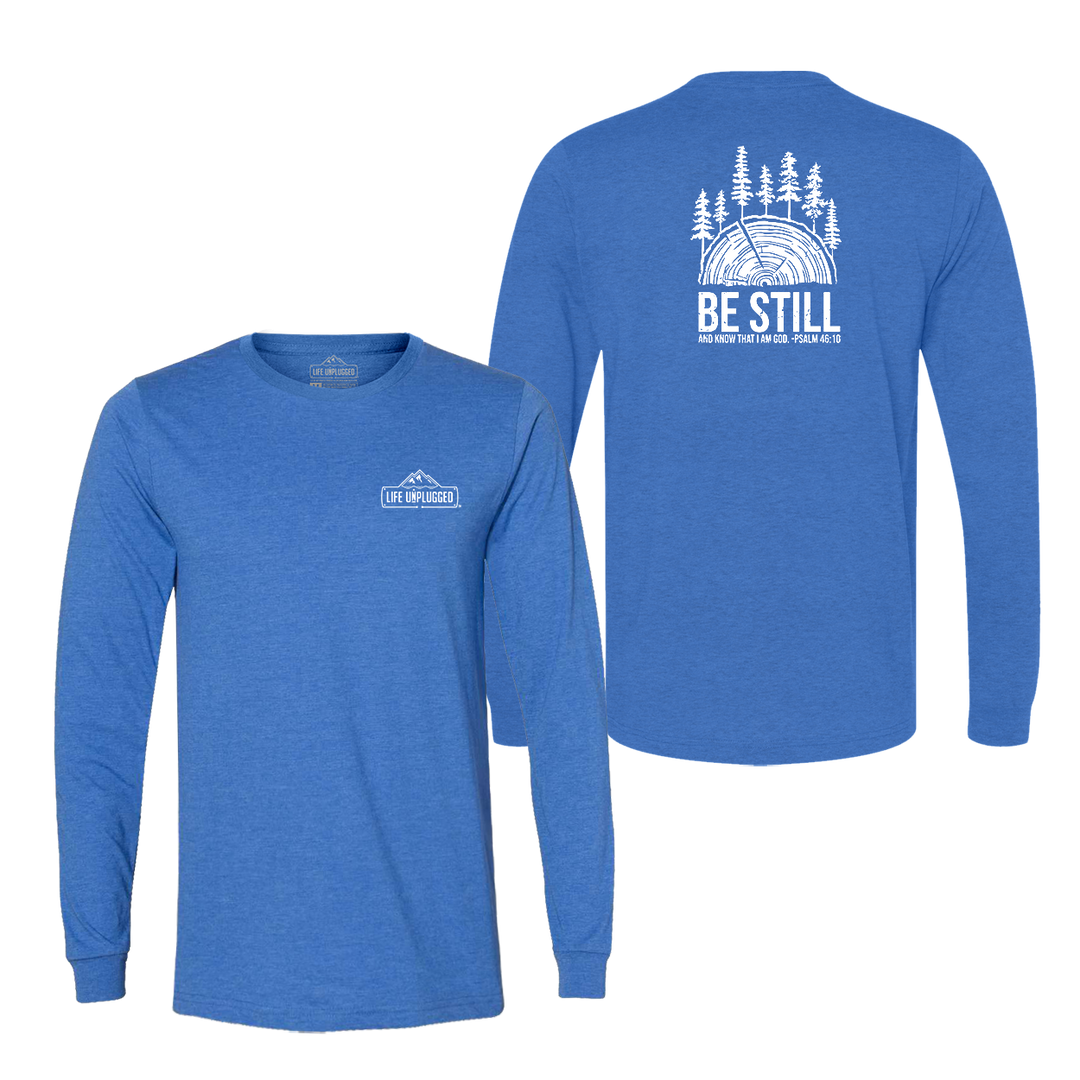 BE STILL IN THE WOODS Long Sleeve T-Shirt