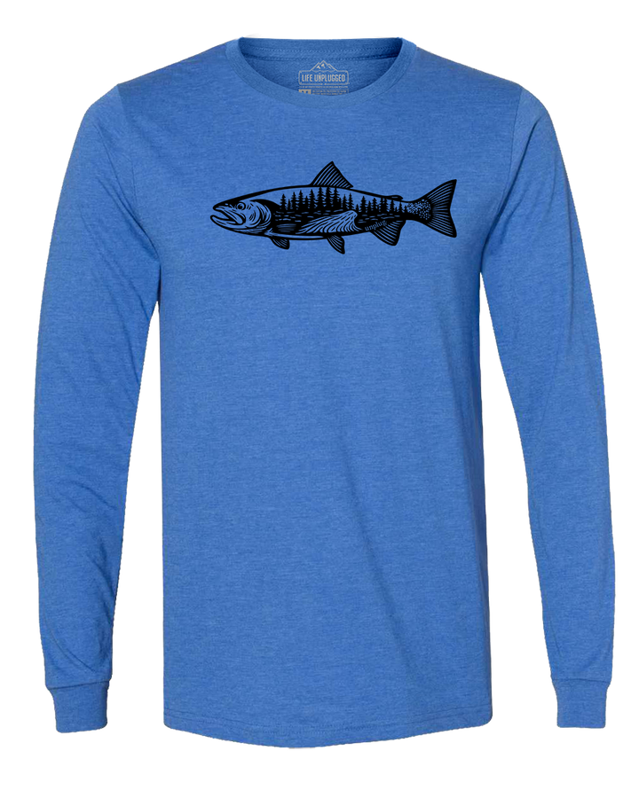 WOODLAND TROUT Long Sleeve T-Shirt