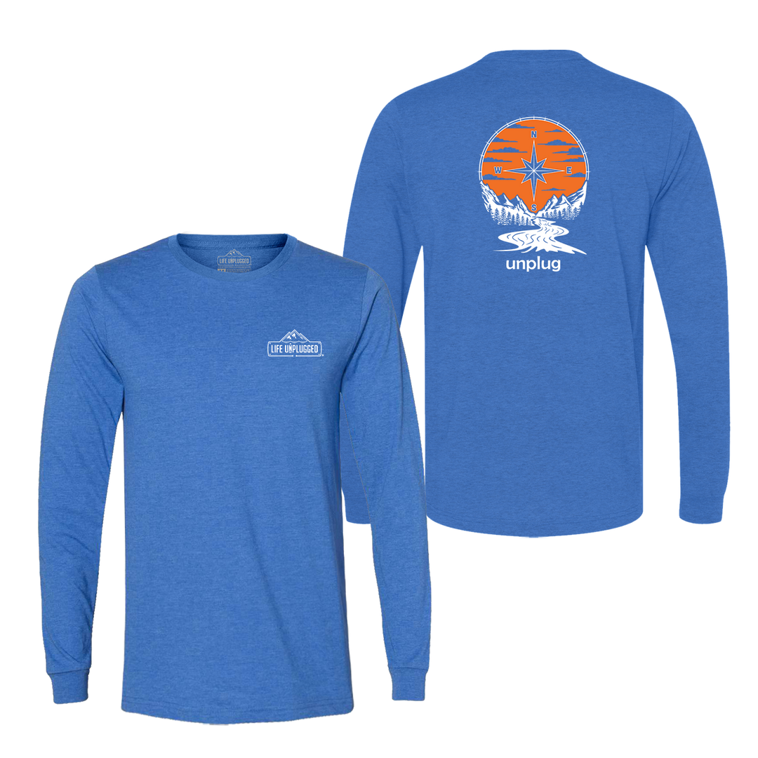 Compass Sunset Long Sleeve T-Shirt