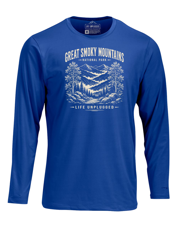 GREAT SMOKY MOUNTAINS NATIONAL PARK Performance Long Sleeve with UPF 50+