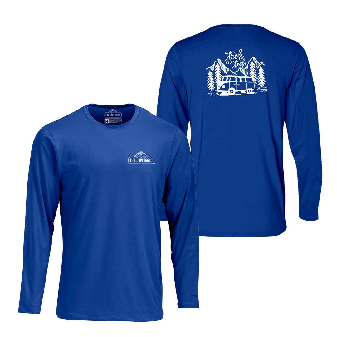 Trek Over Tech Performance Long Sleeve with UPF 50+