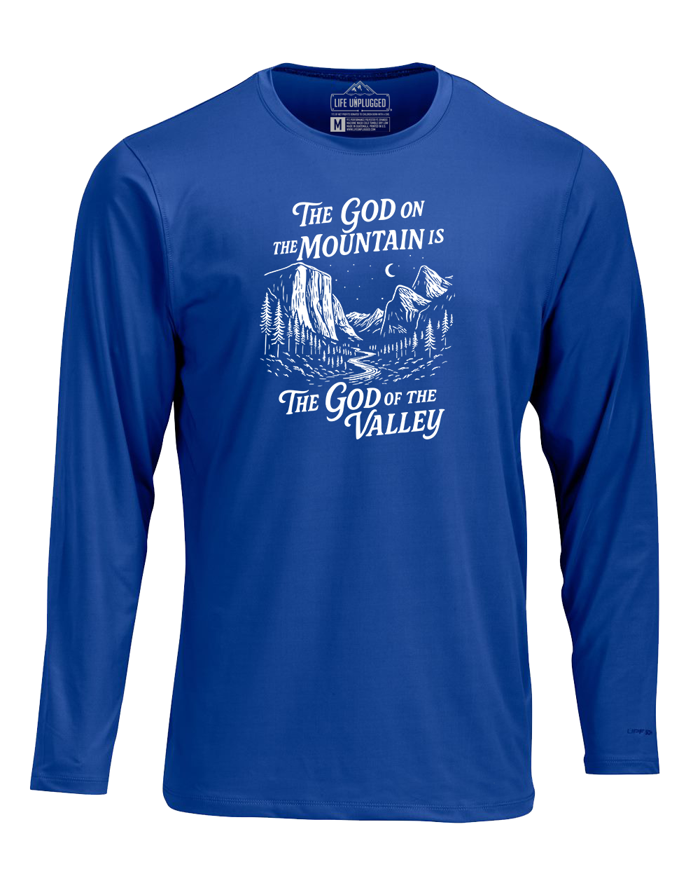 God On The Mountain Performance Long Sleeve with UPF 50+