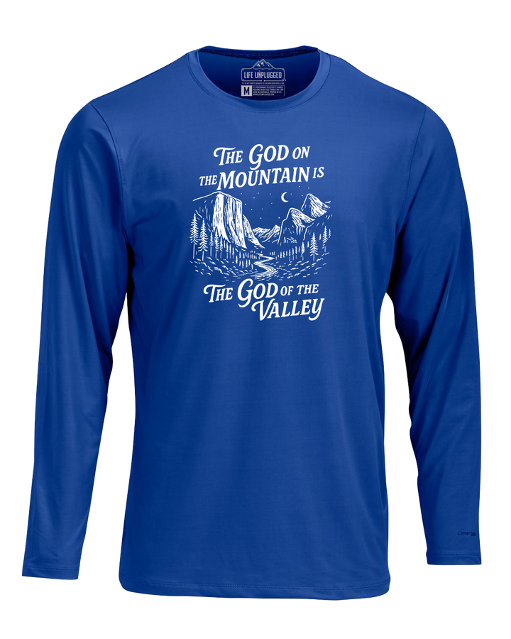 God On The Mountain Performance Long Sleeve with UPF 50+