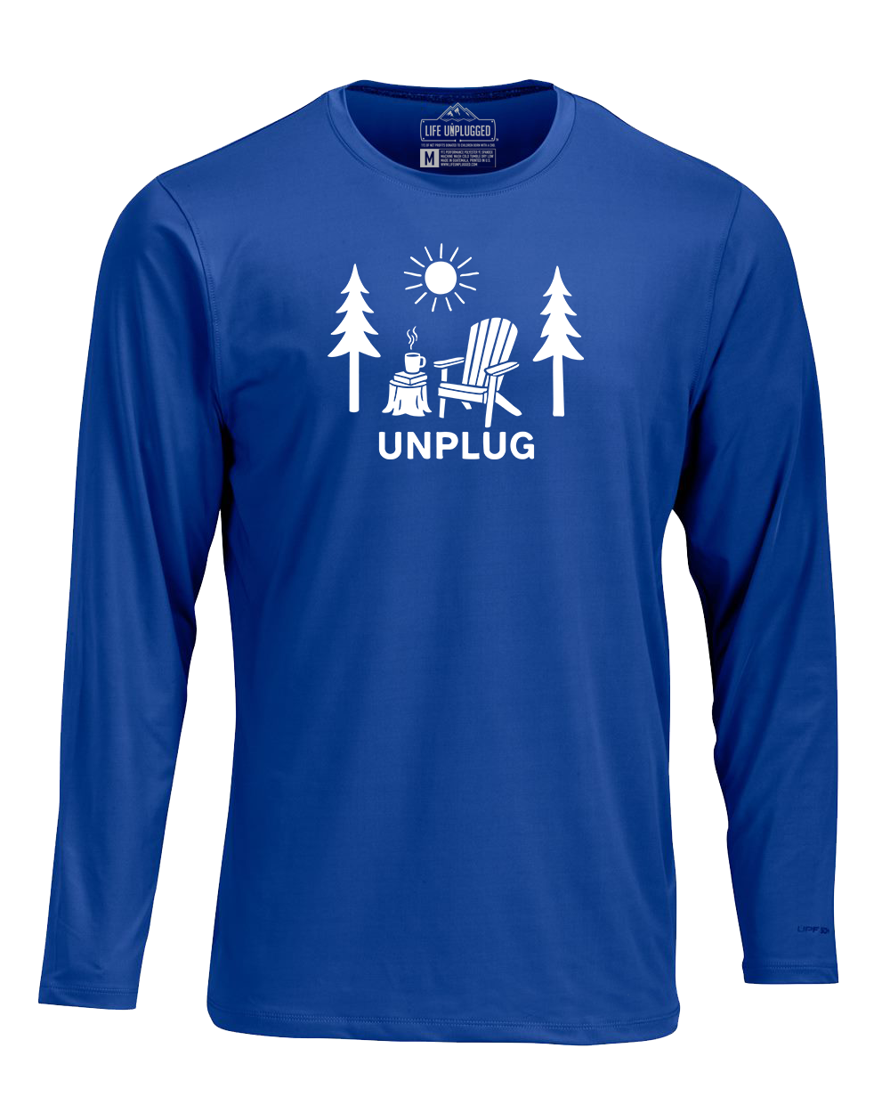 READING IN THE WOODS Performance Long Sleeve with UPF 50+