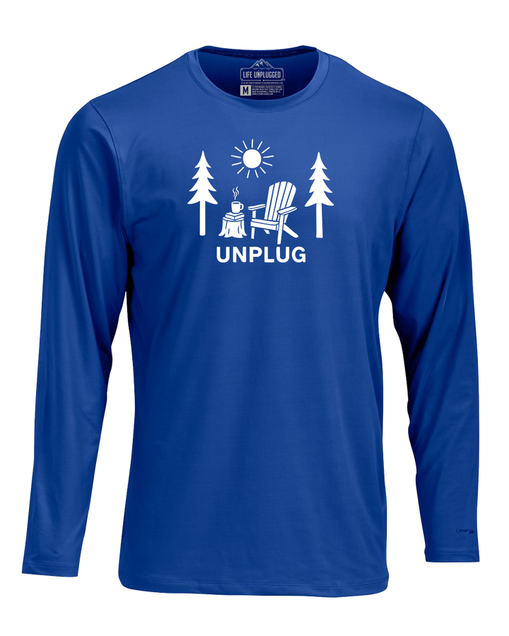 READING IN THE WOODS Performance Long Sleeve with UPF 50+