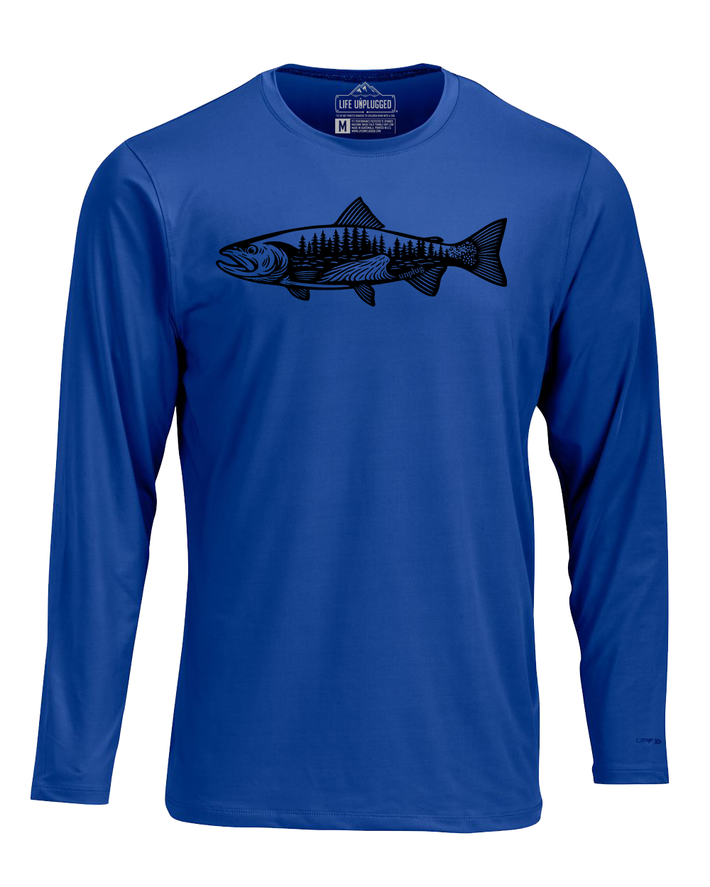 WOODLAND TROUT Performance Long Sleeve with UPF 50+