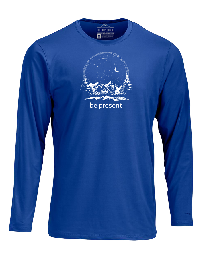 Starry Night Sky Performance Long Sleeve with UPF 50+