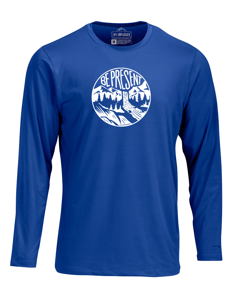 Be Present Waterfall Performance Long Sleeve with UPF 50+