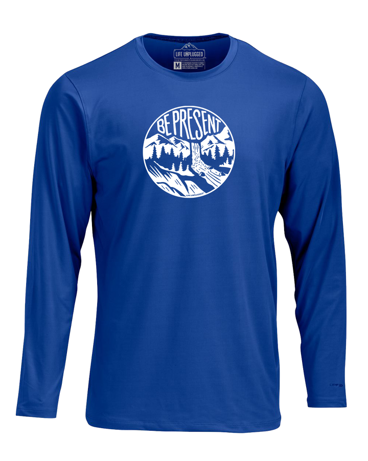 Be Present Waterfall Performance Long Sleeve with UPF 50+