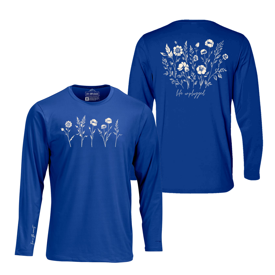 Live in the Moment Wildflower Performance Long Sleeve with UPF 50+