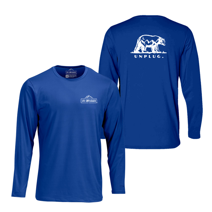 BEAR MOUNTAIN SCENE Performance Long Sleeve with UPF 50+
