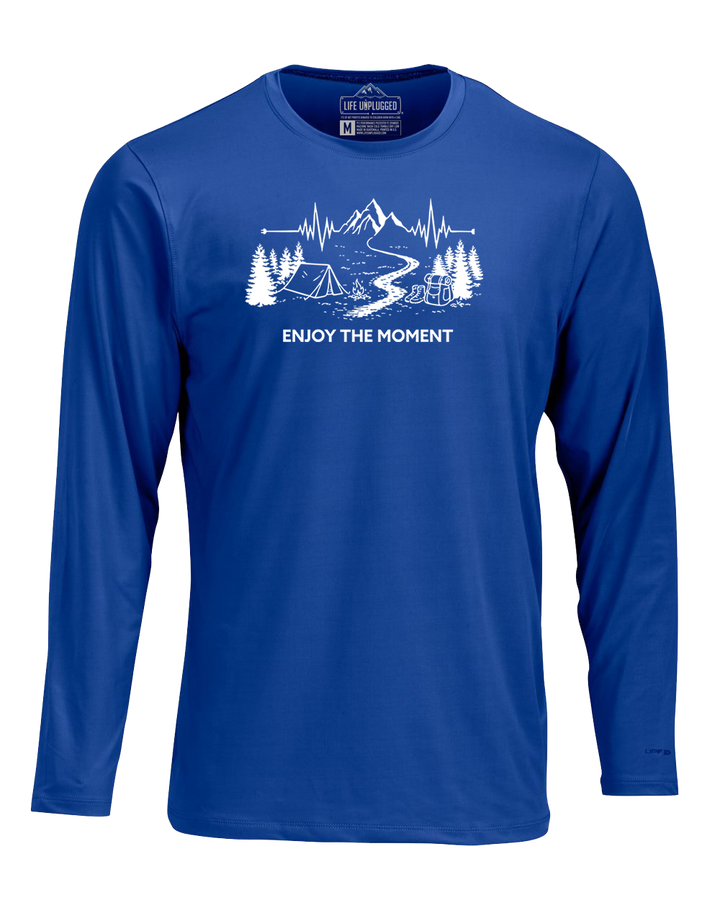 ENJOY THE MOMENT (MOUNTAIN SCENE) Performance Long Sleeve with UPF 50+