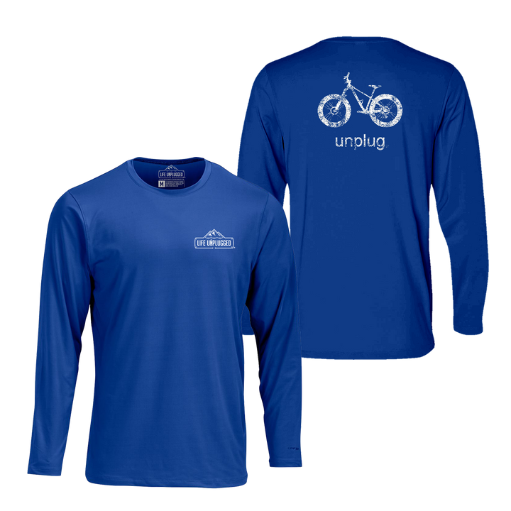 Fat Tire Bike Performance Long Sleeve with UPF 50+