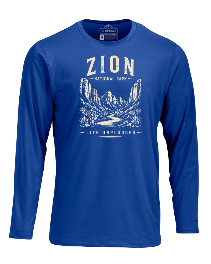 ZION NATIONAL PARK Performance Long Sleeve with UPF 50+