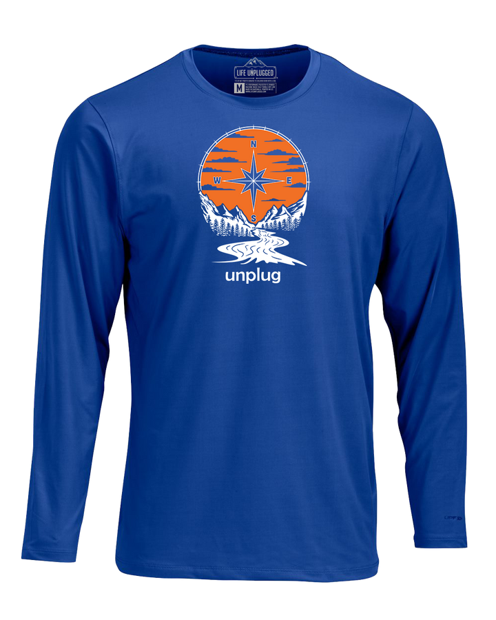 Compass Sunset Performance Long Sleeve with UPF 50+