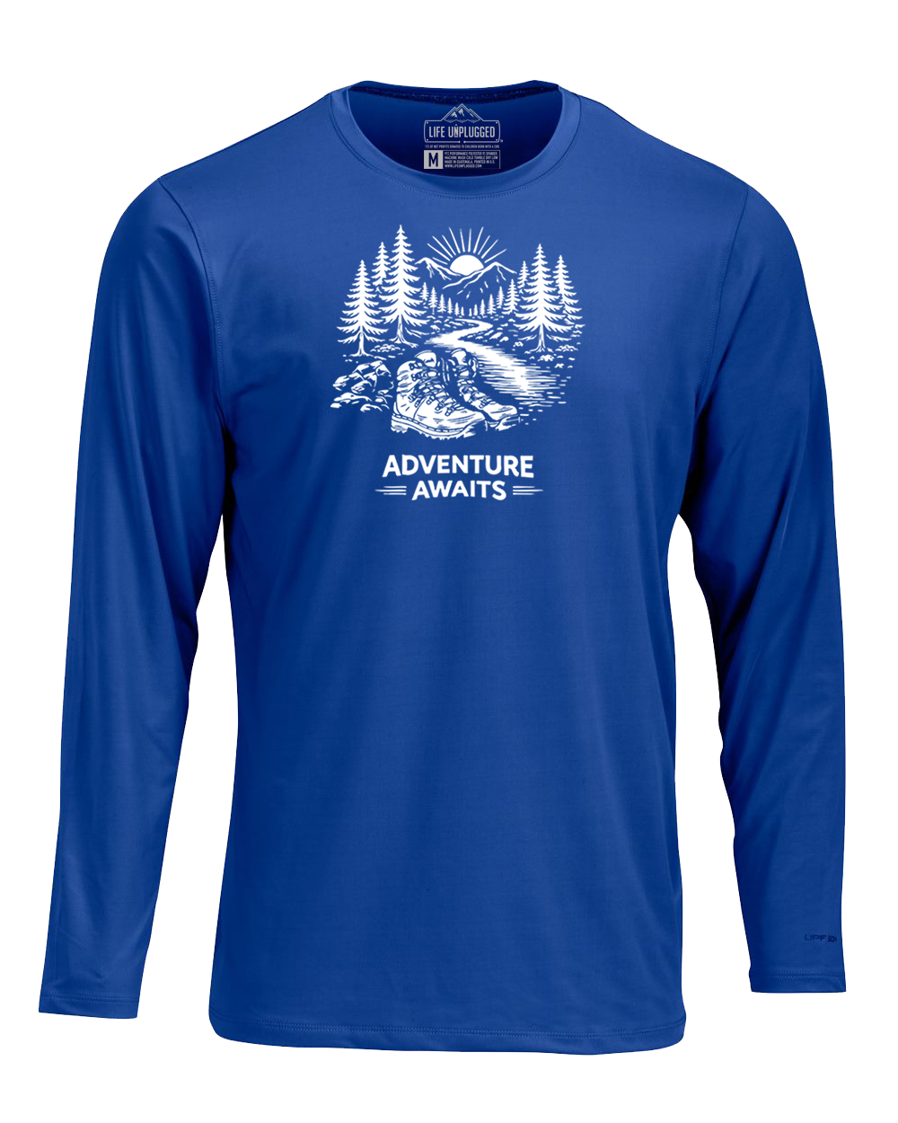 ADVENTURE AWAITS Performance Long Sleeve with UPF 50+