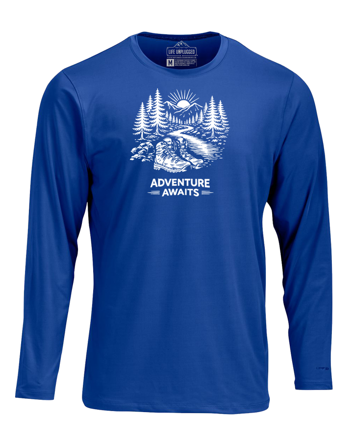 ADVENTURE AWAITS Performance Long Sleeve with UPF 50+
