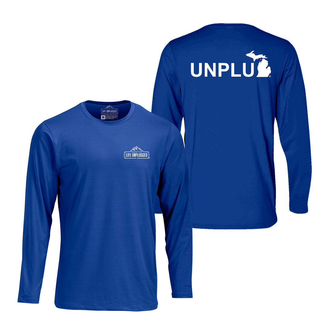 Unplug (MI) Performance Long Sleeve with UPF 50+