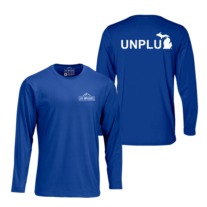 Unplug (MI) Performance Long Sleeve with UPF 50+