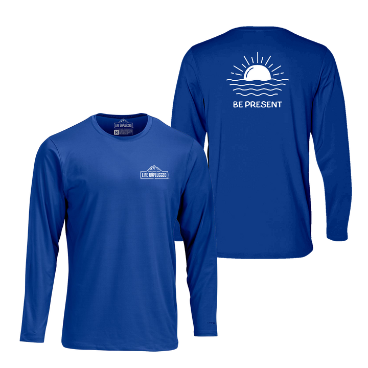 Ocean Sunset Performance Long Sleeve with UPF 50+