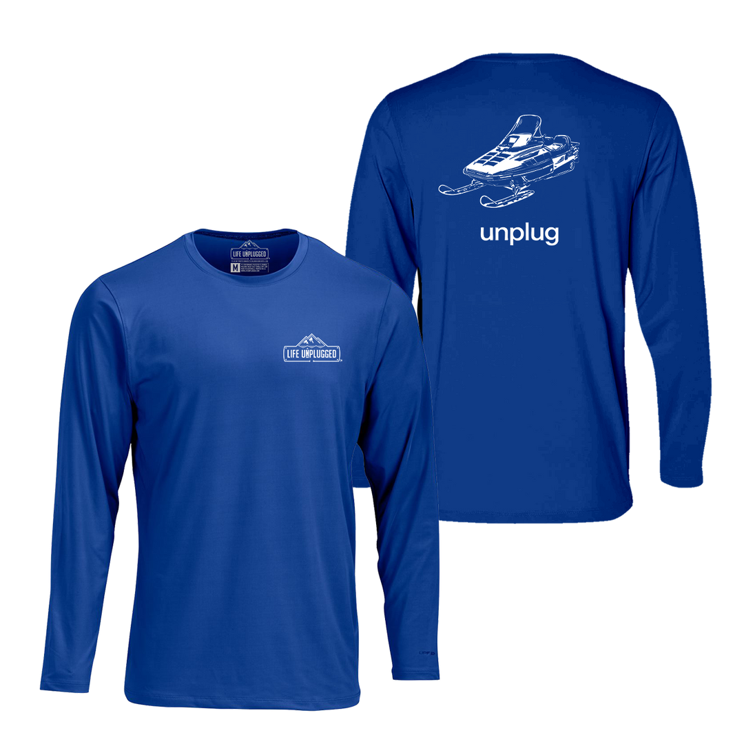 SNOWMOBILE Performance Long Sleeve with UPF 50+