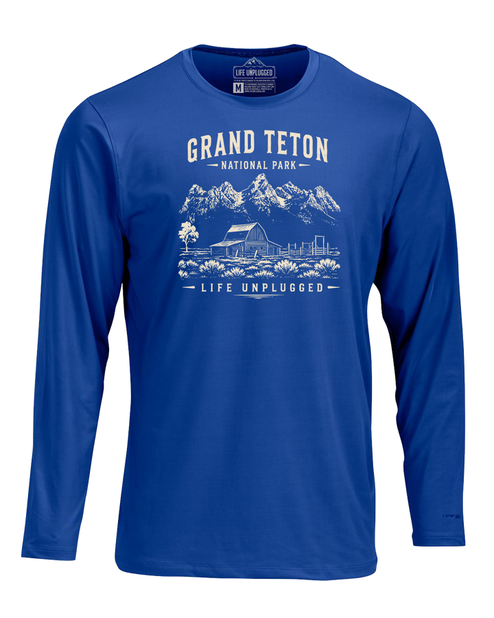 GRAND TETON NATIONAL PARK Performance Long Sleeve with UPF 50+