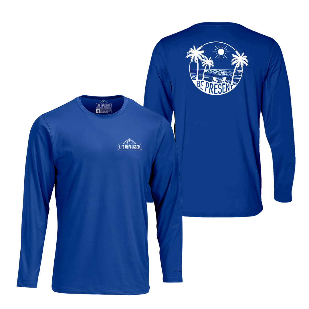 Be Present Beach Performance Long Sleeve with UPF 50+