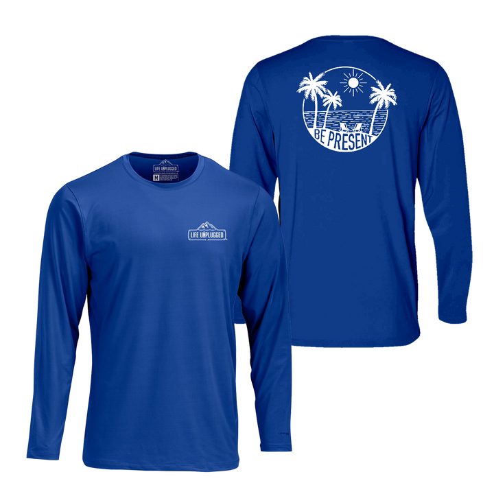 Be Present Beach Performance Long Sleeve with UPF 50+