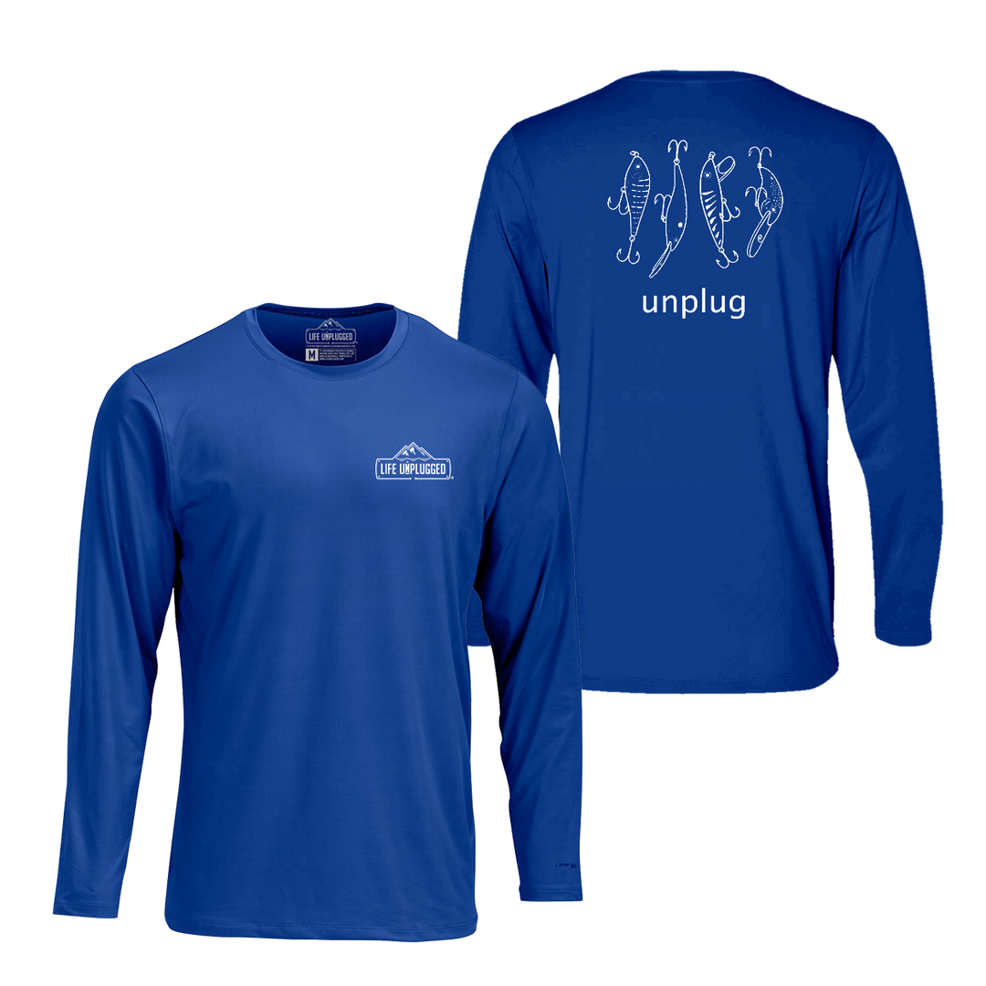 Fishing Lures Performance Long Sleeve with UPF 50+