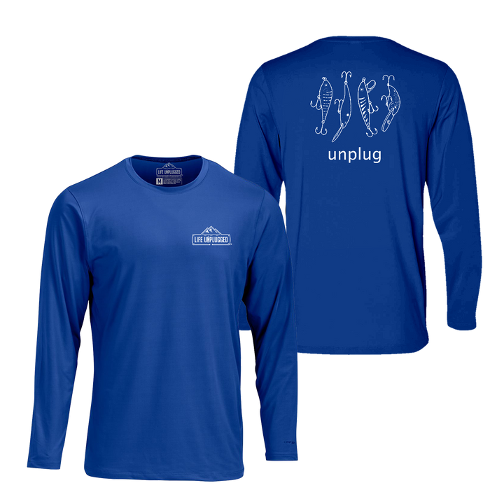 Fishing Lures Performance Long Sleeve with UPF 50+