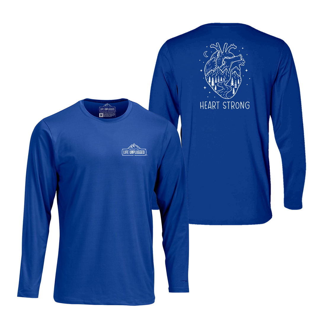 HEART STRONG Performance Long Sleeve with UPF 50+