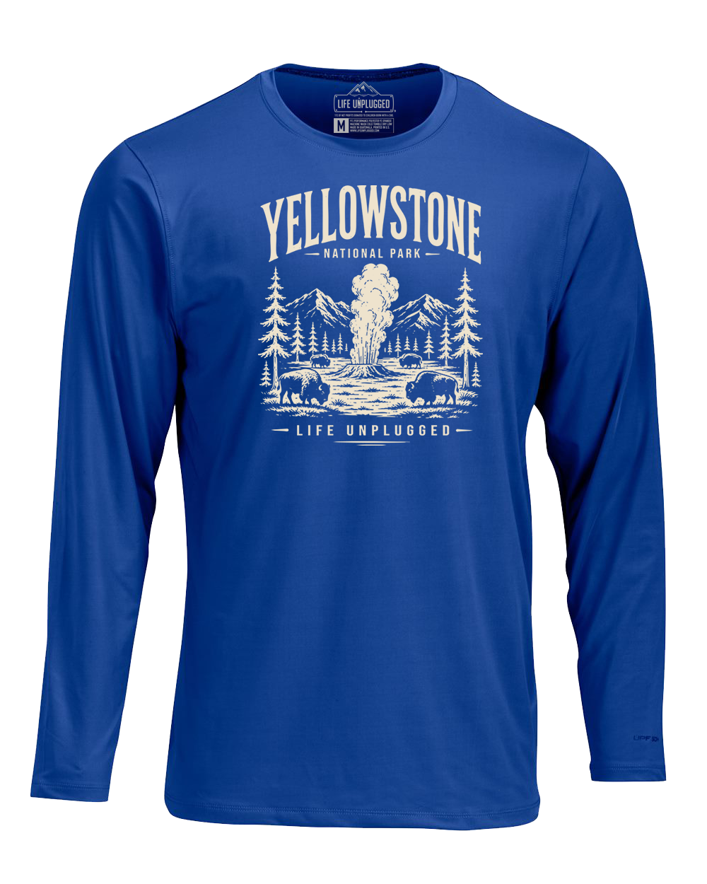 YELLOWSTONE NATIONAL PARK Performance Long Sleeve with UPF 50+