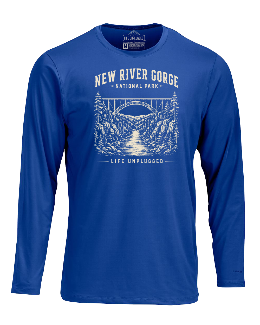 NEW RIVER GORGE NATIONAL PARK Performance Long Sleeve with UPF 50+