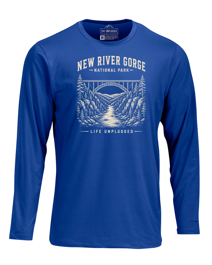 NEW RIVER GORGE NATIONAL PARK Performance Long Sleeve with UPF 50+