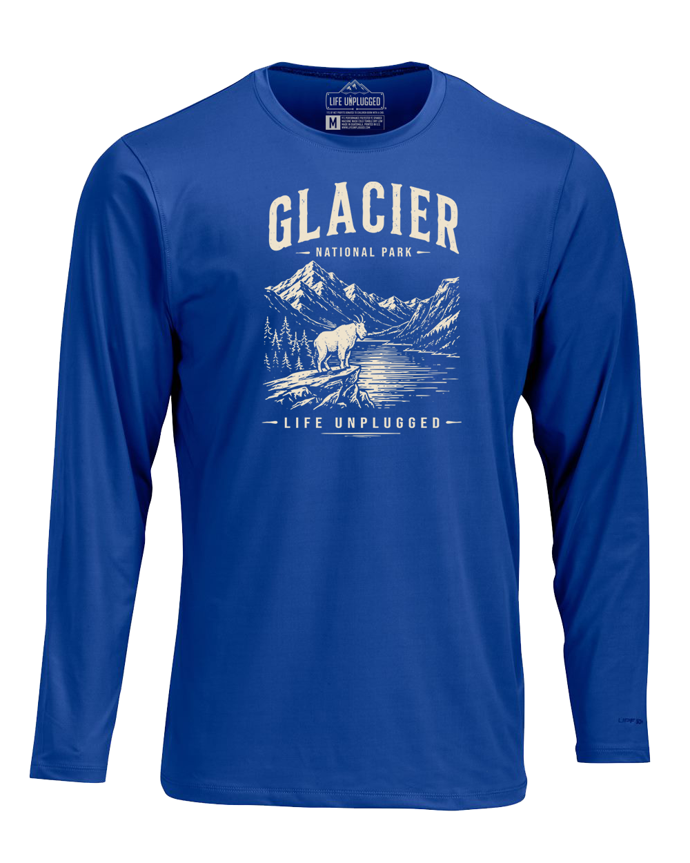 GLACIER NATIONAL PARK Performance Long Sleeve with UPF 50+
