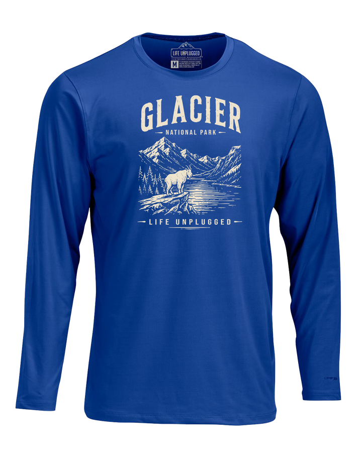 GLACIER NATIONAL PARK Performance Long Sleeve with UPF 50+