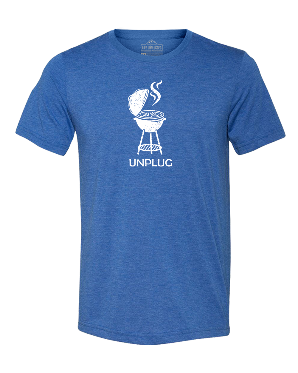 GRILLING Triblend T-Shirt XL - GREAT LAKE BLUE BLOWOUT